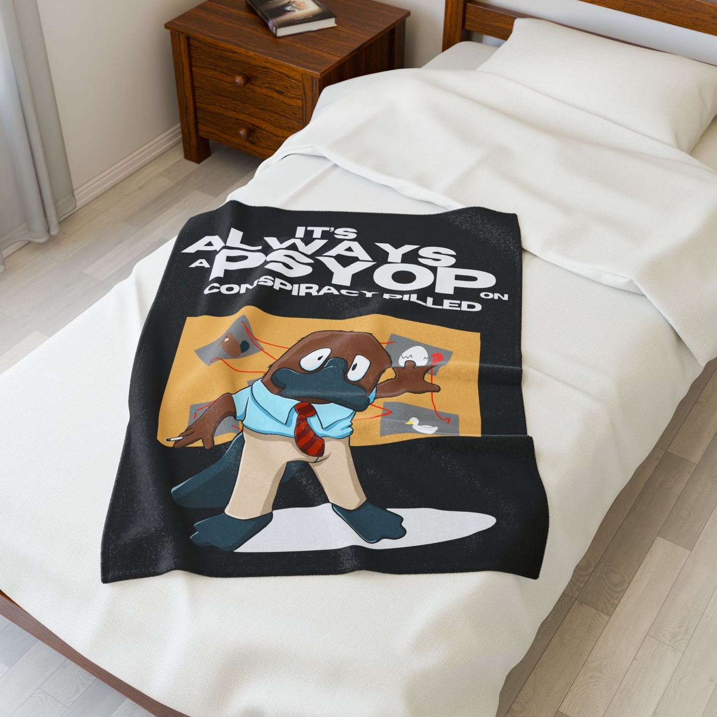 It's Always a Psyop - Plush Blanket
