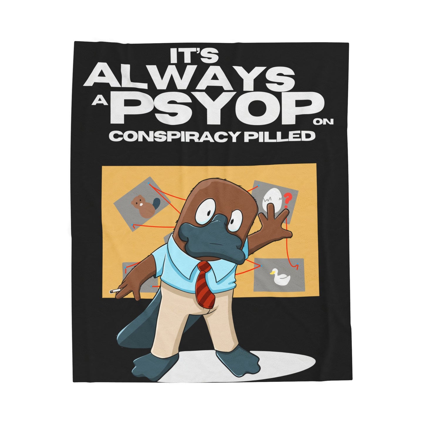 It's Always a Psyop - Plush Blanket