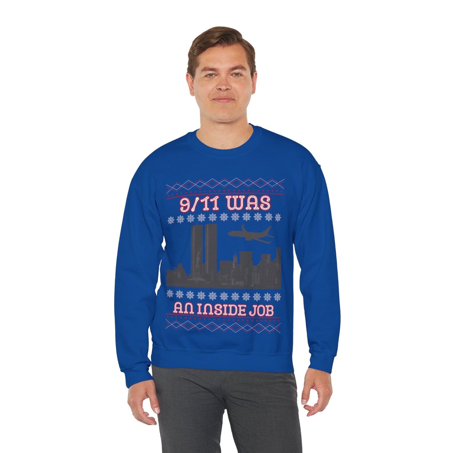 "9/11 Was an Inside Job" UGLY Christmas Sweater