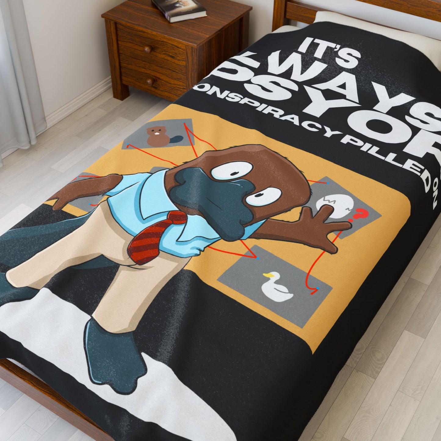 It's Always a Psyop - Plush Blanket