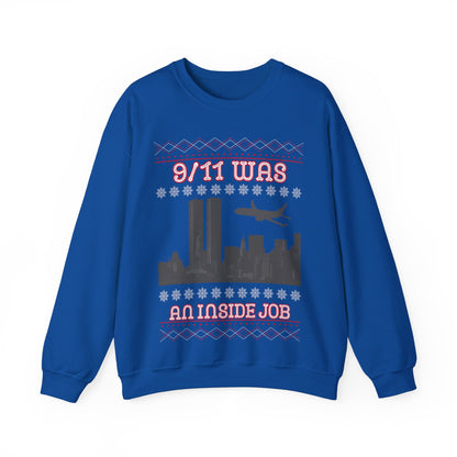 "9/11 Was an Inside Job" UGLY Christmas Sweater