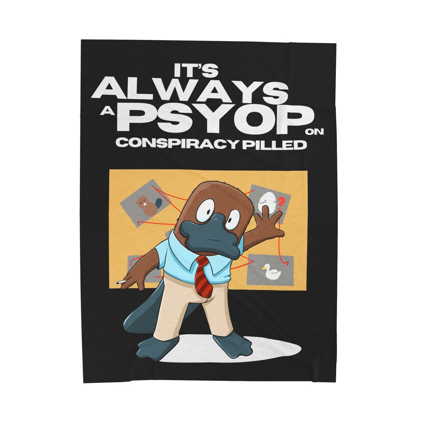 It's Always a Psyop - Plush Blanket