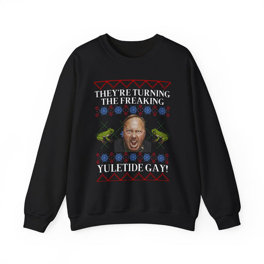 "They're Turning the Freaking Yuletide Gay!" UGLY Christmas Sweater