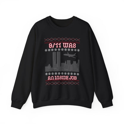 "9/11 Was an Inside Job" UGLY Christmas Sweater