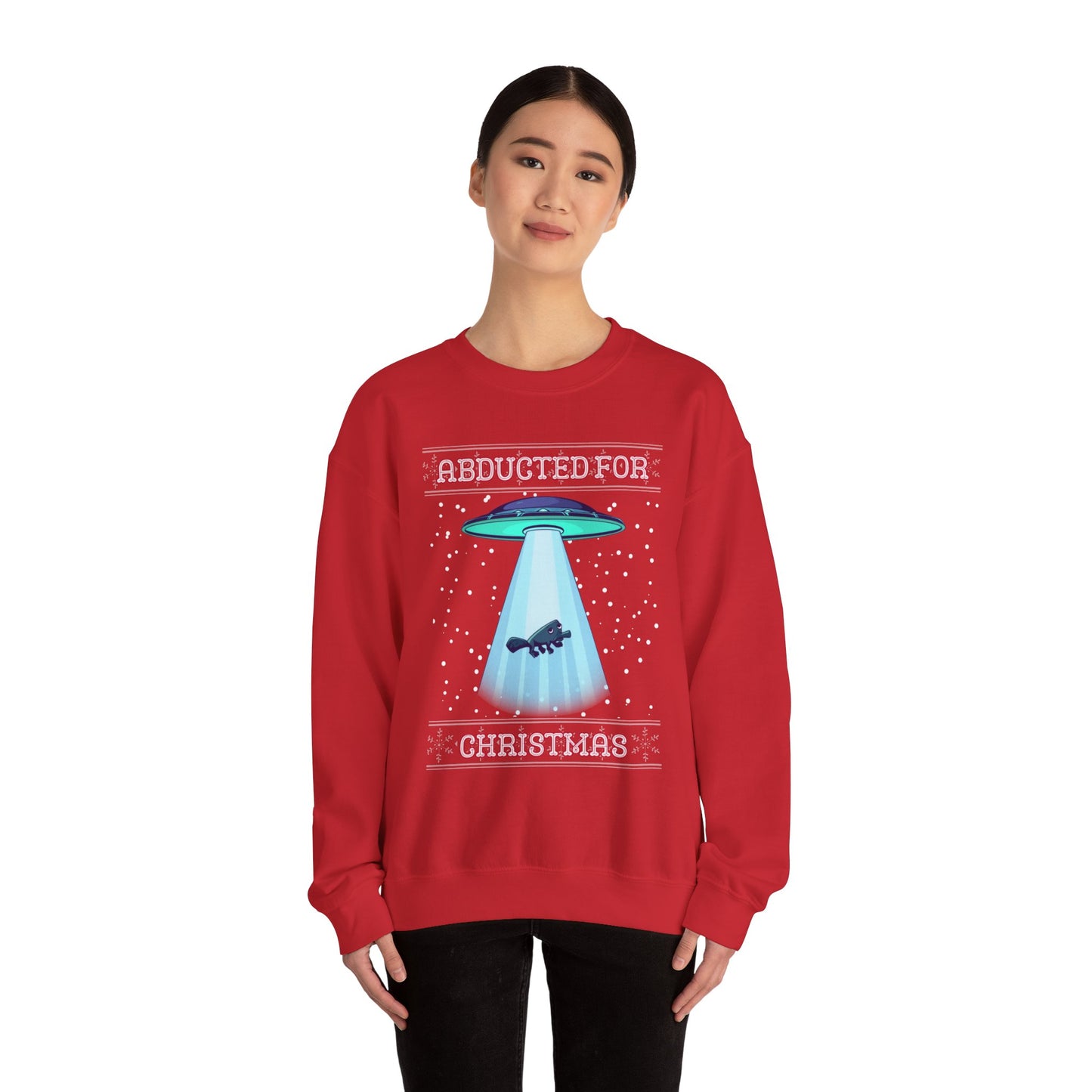 "Abducted for Christmas" UGLY Christmas Sweater