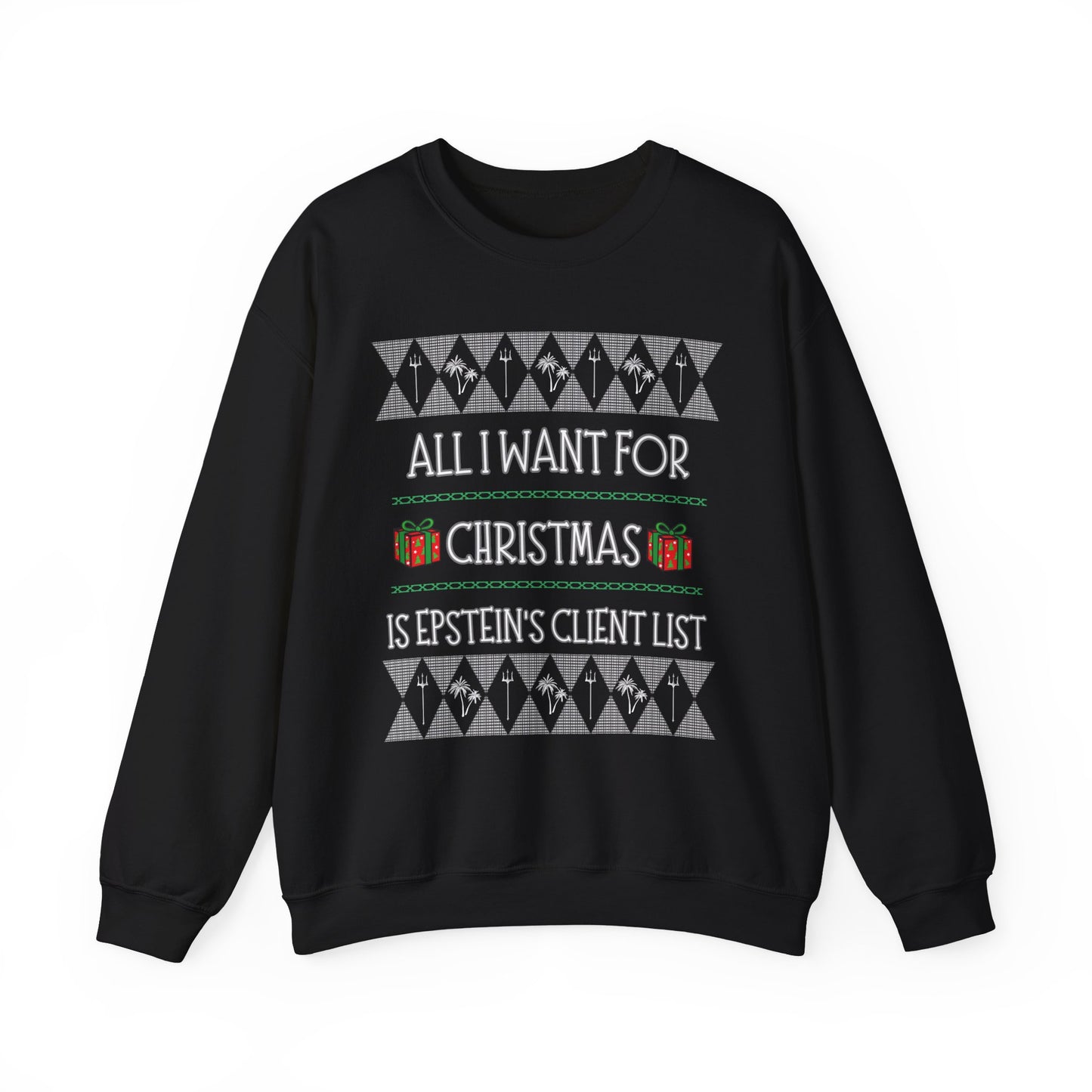 Epstein's Client List UGLY Christmas Sweater