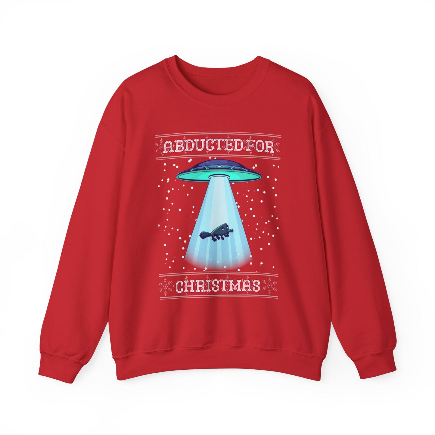 "Abducted for Christmas" UGLY Christmas Sweater