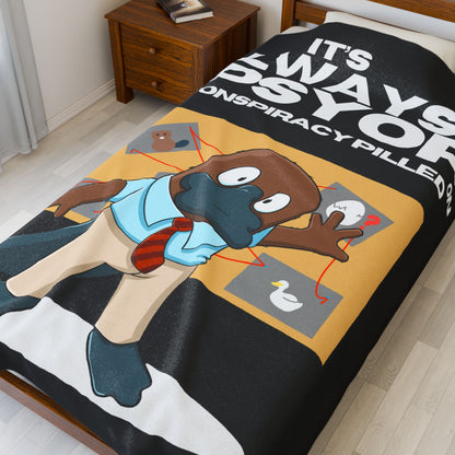 It's Always a Psyop - Plush Blanket