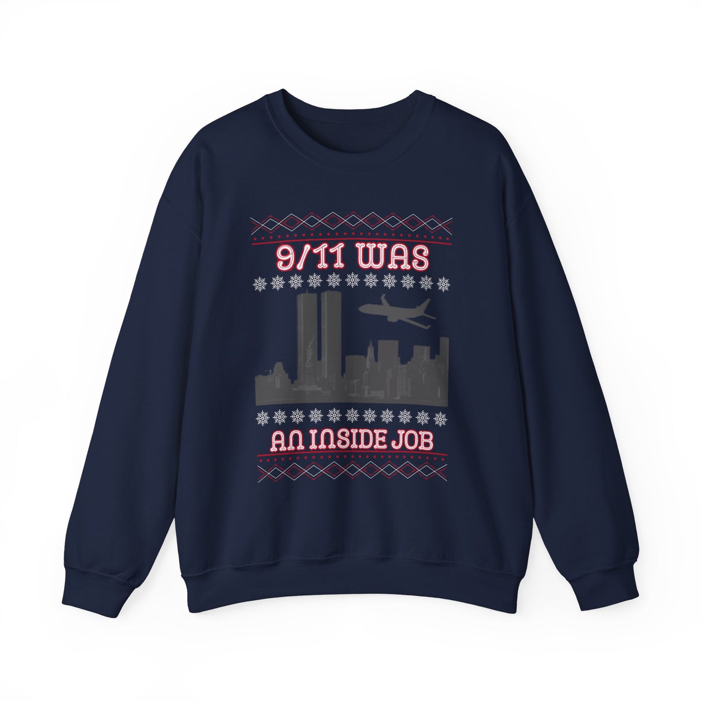 "9/11 Was an Inside Job" UGLY Christmas Sweater