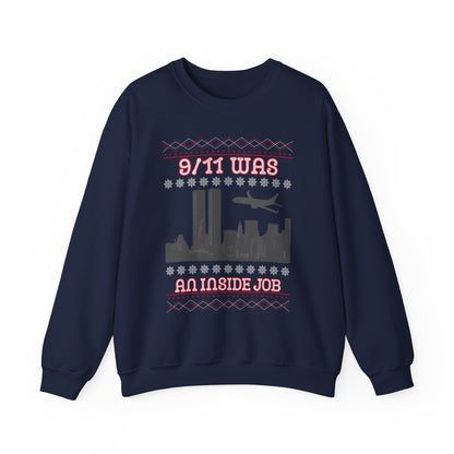 "9/11 Was an Inside Job" UGLY Christmas Sweater