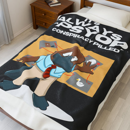 It's Always a Psyop - Plush Blanket
