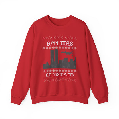 "9/11 Was an Inside Job" UGLY Christmas Sweater