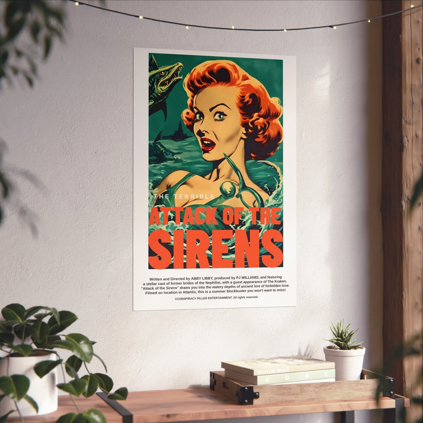 Attack of the Sirens - (Matte Movie Poster)