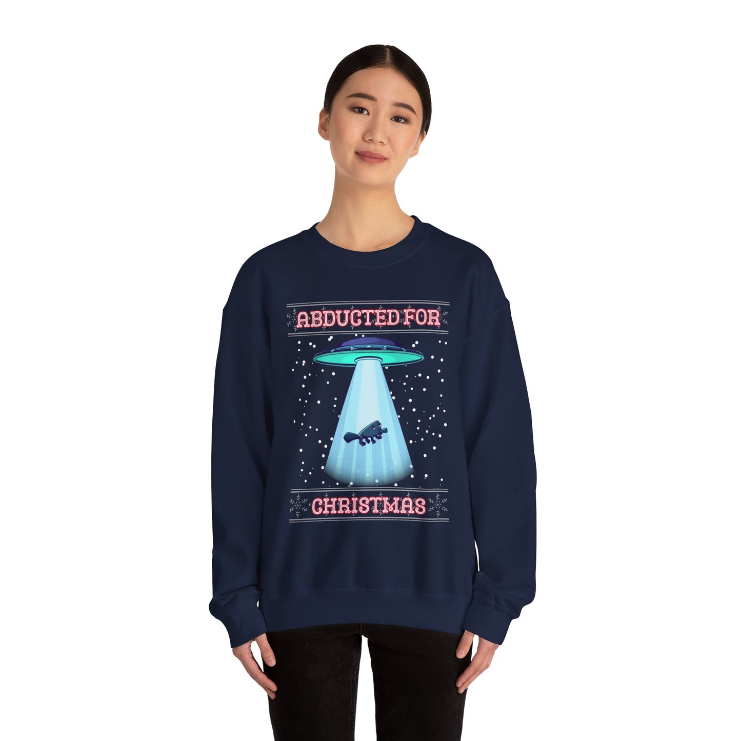 "Abducted for Christmas" UGLY Christmas Sweater