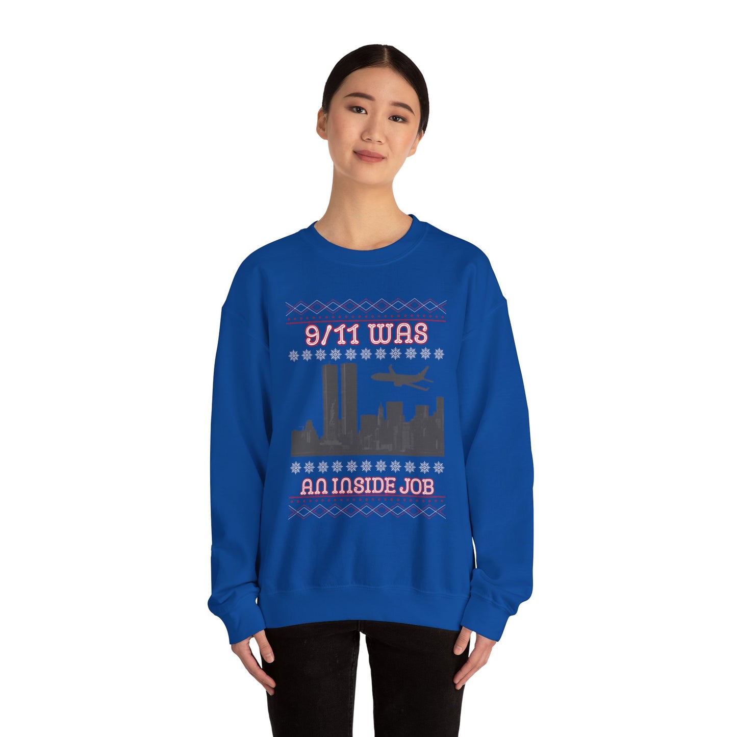 "9/11 Was an Inside Job" UGLY Christmas Sweater