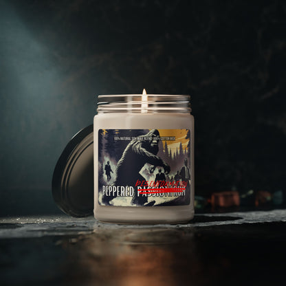 Peppered Disinformation Soy Candle (Peppered Passionfruit Scented, 9oz)