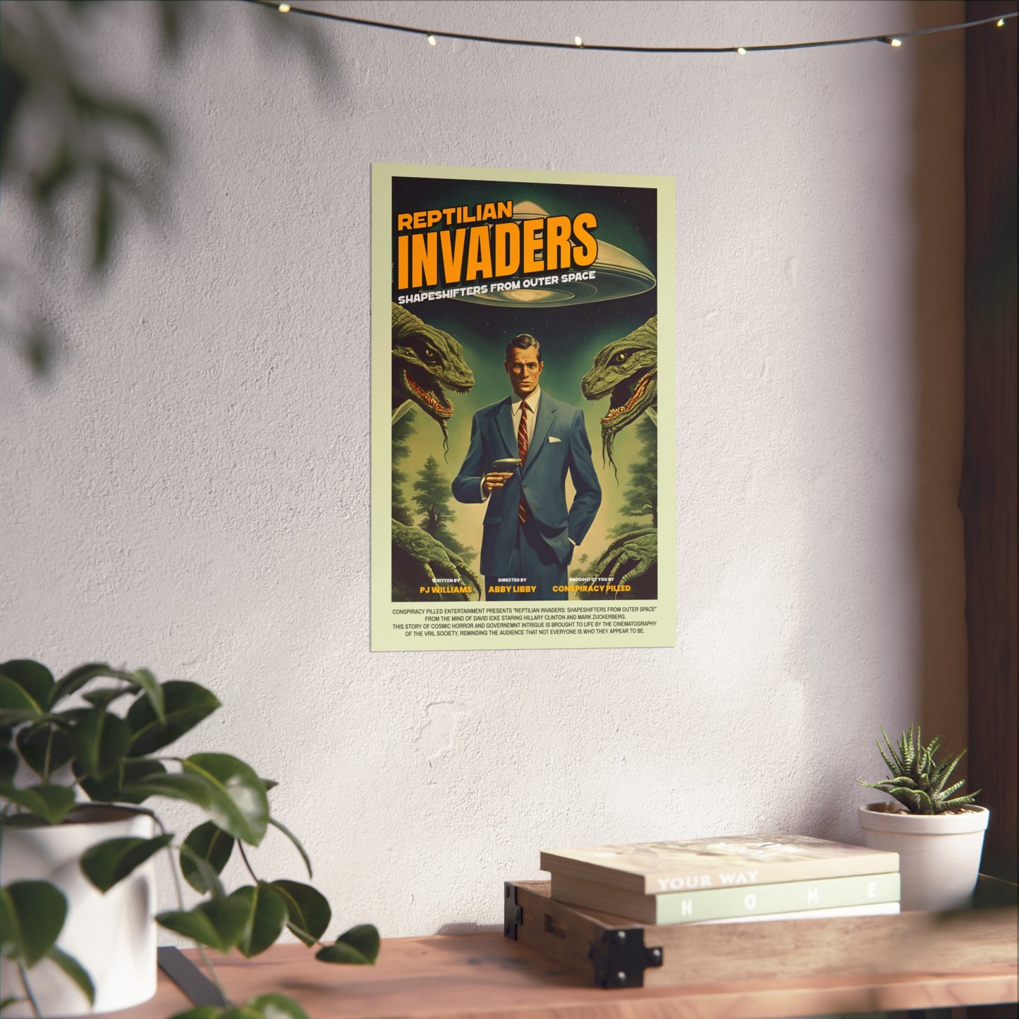 Reptilian Invaders - (Matte Movie Poster)