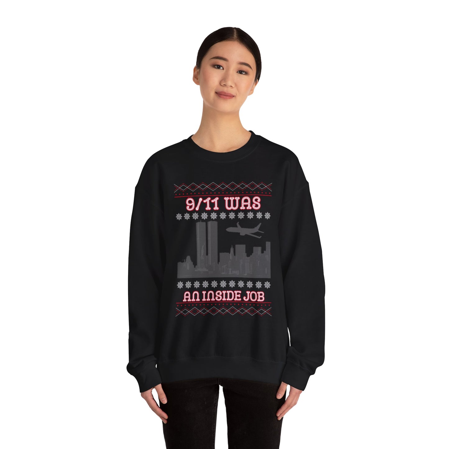 "9/11 Was an Inside Job" UGLY Christmas Sweater