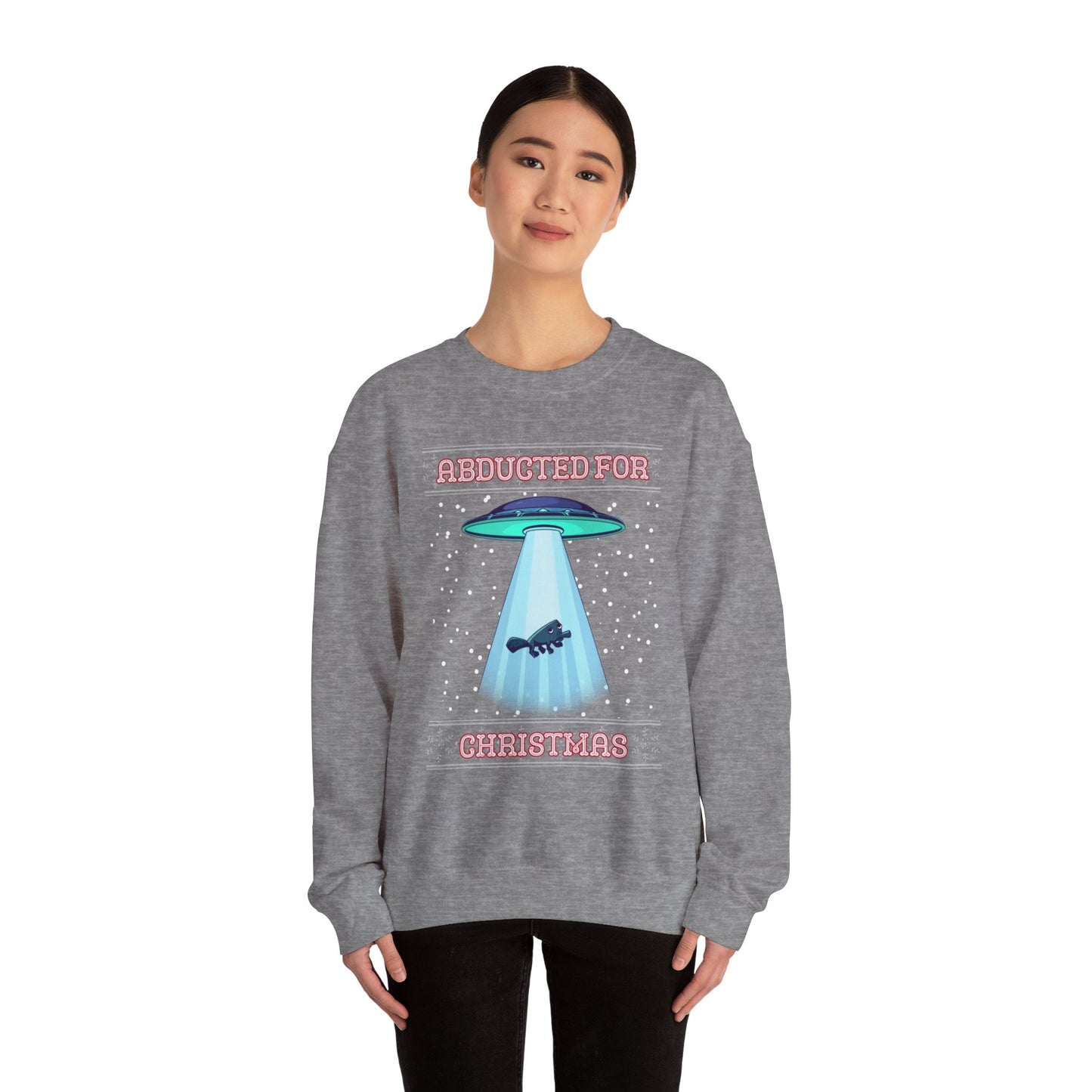 "Abducted for Christmas" UGLY Christmas Sweater