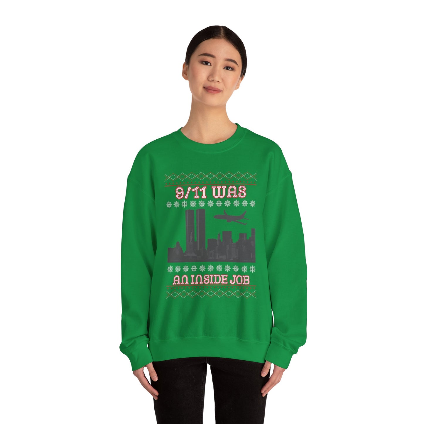 "9/11 Was an Inside Job" UGLY Christmas Sweater