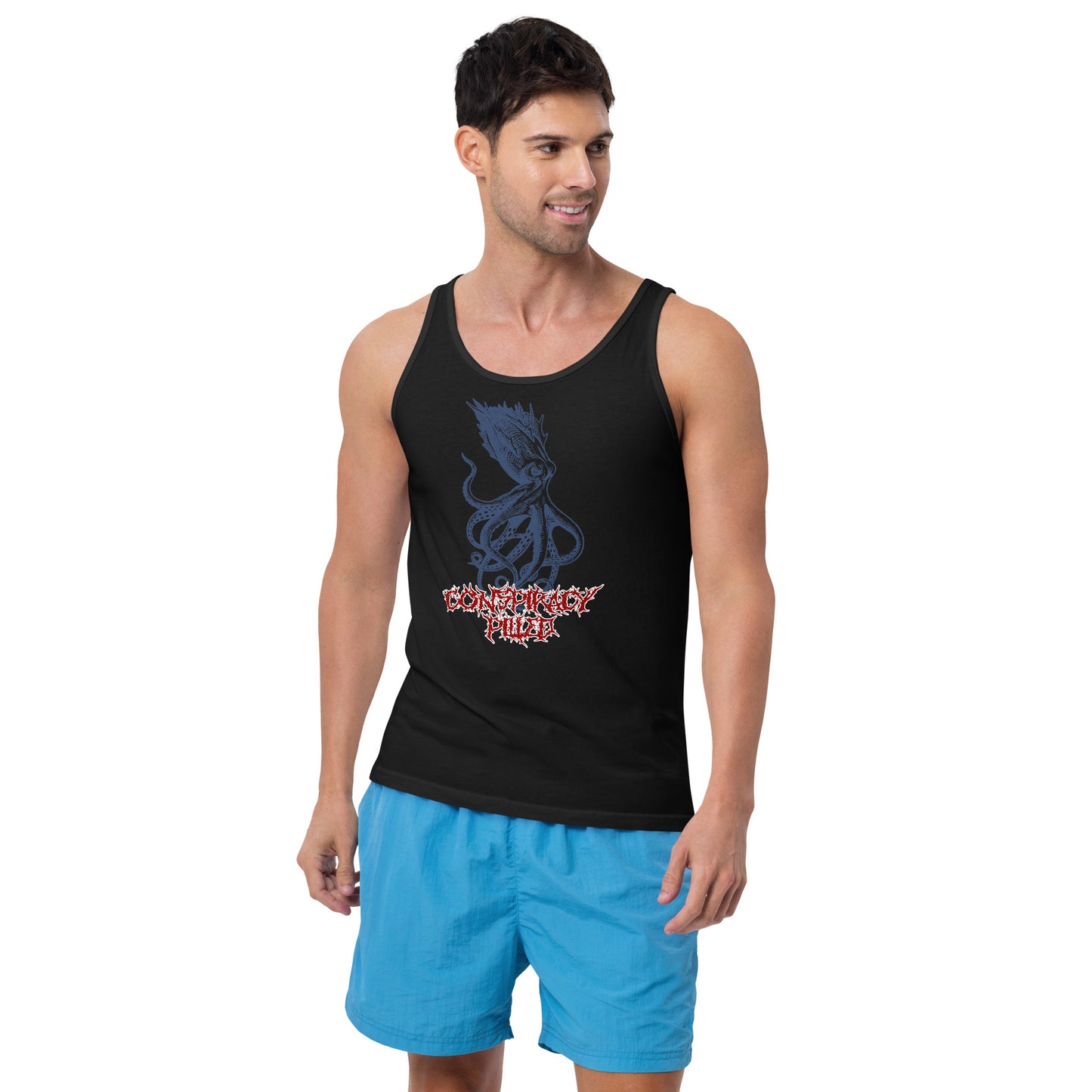 Conspiracy Pilled Kraken - Metal Tank Top